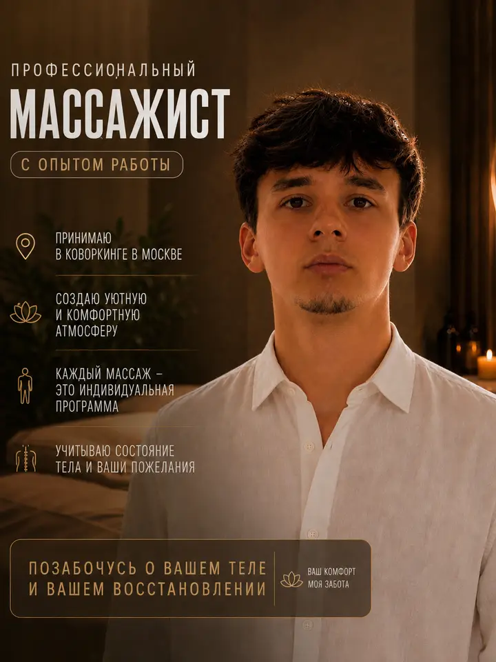 Александр Р. — массажист, Москва